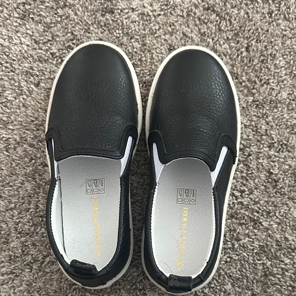 Kids Freshly Picked Black Slip-On Shoes
